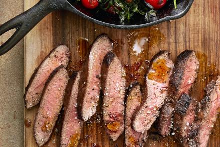 Seared Flat Iron Steak