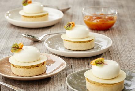 White Chocolate Yuzu Mousse Tartlets