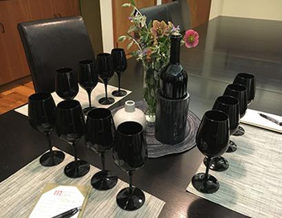 Matanzas Creek Winery Black Glass Tasting