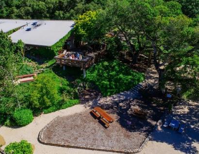 Matanzas Creek Tasting Room Overhead Photo